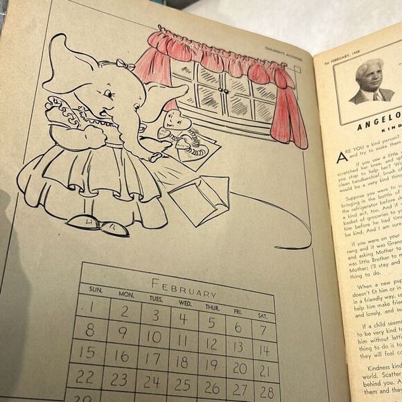 VTG Children's Activities For Home & School Magazine Book February 1948 - Picture 8 of 8